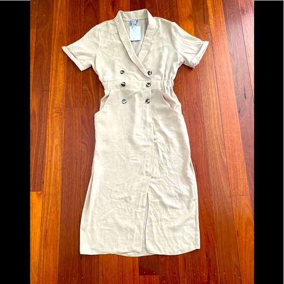 Asos design ‘Tux Midi’ dress - Picture 2 of 10